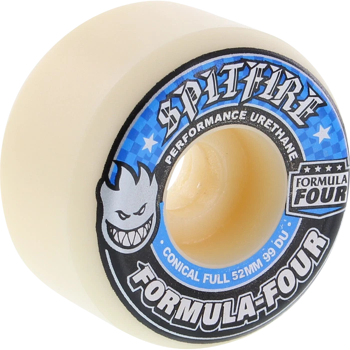 52mm Spitfire Formula Four SF F4 99a Conical Full Skateboard