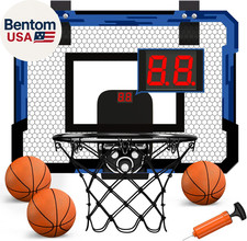 Indoor Basketball Hoop for Kids, over the Door Basketball Hoops, Mini Hoop with