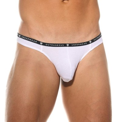 Gregg Homme Base X Thong Herren Unterwäsche String Slip Tiny Male Pouch Slip Rib