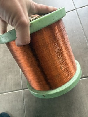 0,224mm KUPFERLACKDRAHT, MAGNETDRAHT, SPULENDRAHT WICKLUNGSDRAHT 10KG Spule