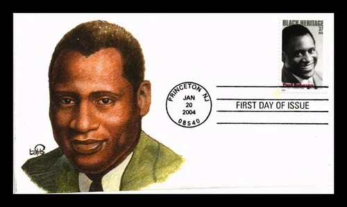 DR JIM STAMPS US COVER PAUL ROBESON BLACK HERITAGE FIRST DAY ISSUE