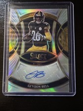 Le'Veon Bell #SP-LBL 2025 Select Signatures Silver Prizm Pittsburgh Steelers