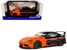 Solido S1809005 1/18 2024 Toyota GR Supra "StreetFighter" Orange and