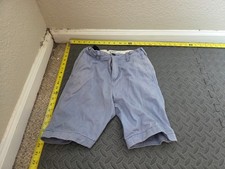 Abercrombie Kids Blue Performance Chino Shorts Sz 11/12 S100