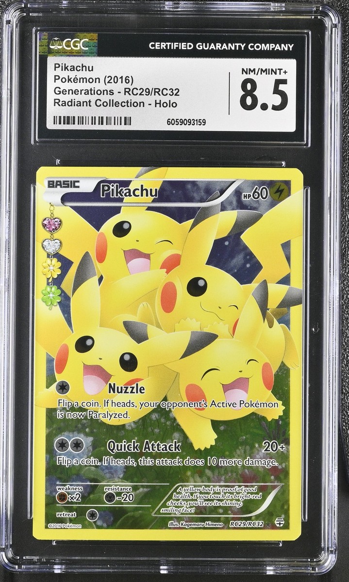 ポケモンカードコレクション Pikachu RC29/RC32 XY Generations Holo Ultra Rare Pokemon