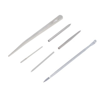 6x Paracord Stitching Set Stainless Steel Lacing Needles Smoothing Tool For SET