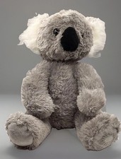 Smithsonian Institute Gray Koala Bear Soft Fuzzy Plush Stuffed Animal 12" EUC