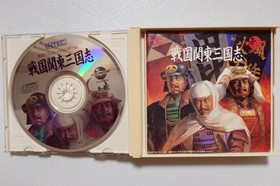 PC Engine Sengoku KanSangokushi Retro Strategy Game Japan