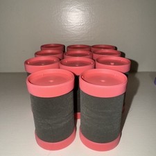 11 Replacement Hot Rollers Jumbo Hot Pink CONAIR More Big Curls CHV12P Velvet
