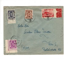 GERMANY BELGIUM Post Defeat 7.1 l Feldpost 1940 to Vienna Cover ZP