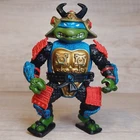 Vintage 1990 TMNT Leo the Sewer Samurai Figure 5" Teenage Mutant Ninja Turtles