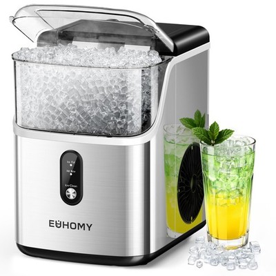 Countertop Nugget Ice Maker with Scoop Basket 35 Lbs Per Day