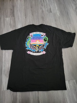 Sun & Surf Harley Davidson bike meet 3D Emblem Hog Vintage Tshirt XL Y2K chopper