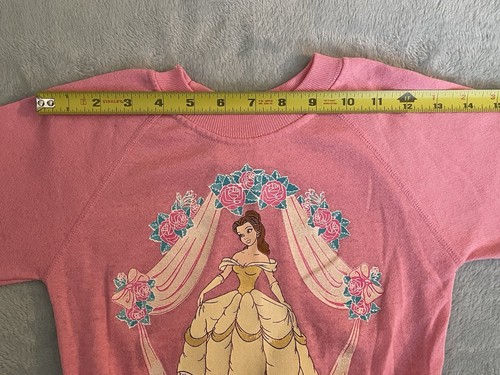 Vintage Disney Beauty and the Beast Youth Sweatshirt 4T Belle 90s - Picture 19 of 24