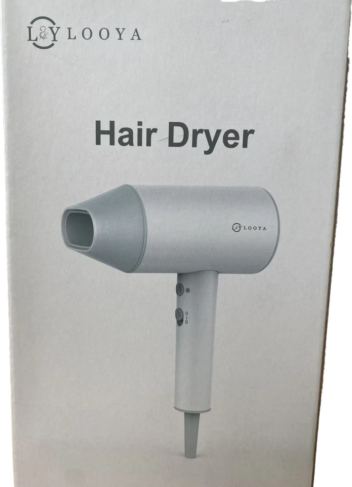 LOOYA Ionic Hair Dryer 1800-2100W Powerful Fast Drying Overheat Protection