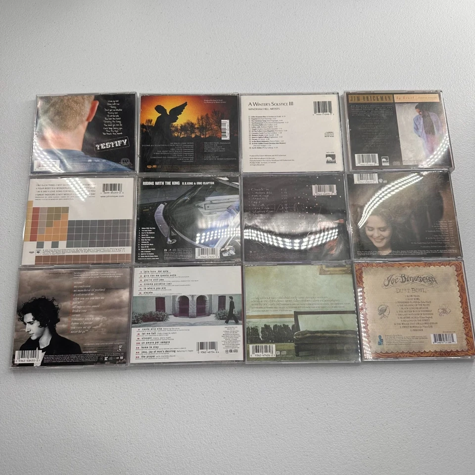 Lot Of 12 Music CDs Featuring Artists Like John Mayer Enya & Joe Bonamassa Retro Foto 2 de 4