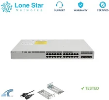 Cisco C9200L-24T-4X-E Catalyst 9200 Series 24x 1GB RJ-45 4x 10GB SFP+ Switch