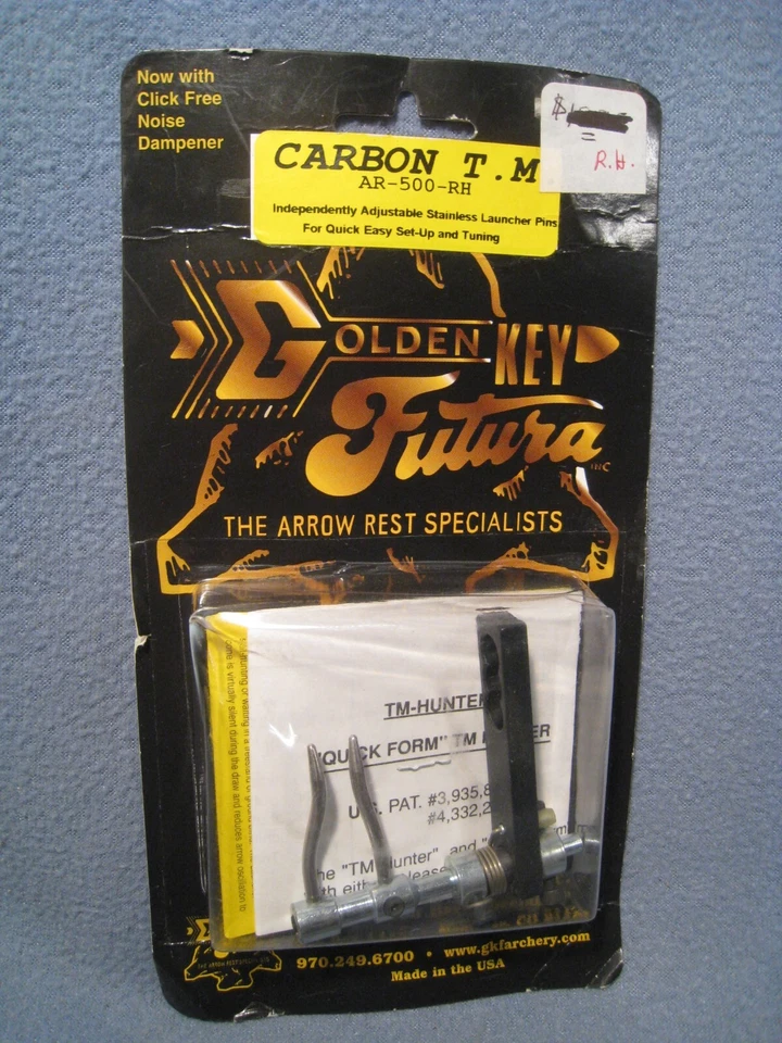 NEW Golden Key Silent Hunter Carbon Arrow Rest AR-500- Right Hand - Image 3 of 4