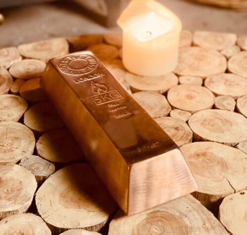 COPPER BAR INGOT ART .999 Pure 5KG/5000g Bar/Bullion - by INGOTS WE TRUST™️🔥 - Picture 2 of 24