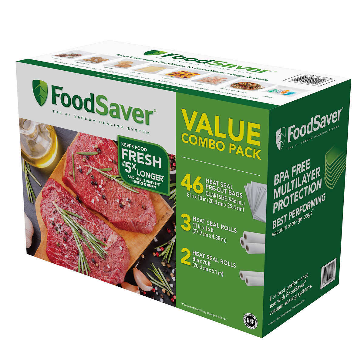 foodsaver vacuum seal rolls