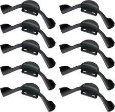 (Pack of 10)  1/2-Inch Plastic Polymer PEX Pipe 90-Degree Bend Support with Moun