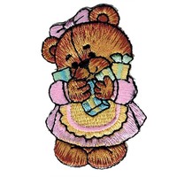 AufnäHer Patches - BäR Teddy BäRchen Mit Geschenke (BR850/2) Gr. Ca. 4 X 6 Cm