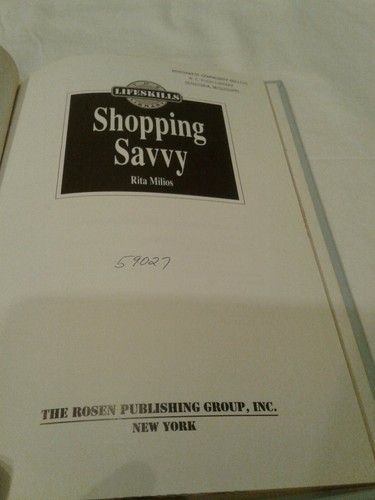 Shopping Savvy by Rita Milios : Hardcover: 1st Edition 1992 - Picture 3 of 5