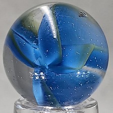 Vintage Vitro Hybrid Cat's Eye Marble .62 Inches Near-Mint Condition