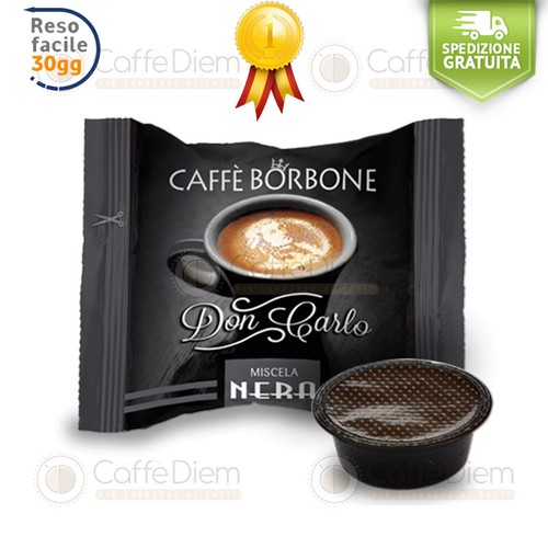 100 Capsule Cialde Borbone NERA NERO Compatibili LAVAZZA A MODO MIO Tiny Jolie - Imagen 5 de 7