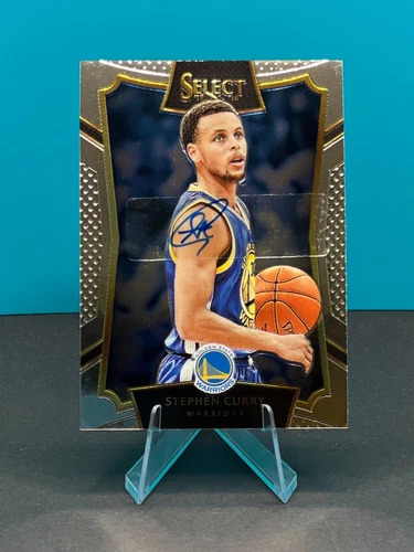 STEPHEN CURRY 2015 Panini Select Concourse Autograph WARRIORS #99 AUTO