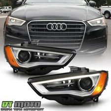 2015-2016 Audi A3 S3 HID/Xenon Non-AFS LED DRL Projedtor Headlights Headlamps