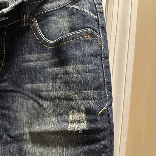 SO Mid Rise Flare Distressed Jeans Größe 13 neu mit Etikett - Bild 5 von 12