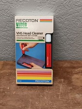 Recoton VHS Video Cassette VCR Head Cleaner