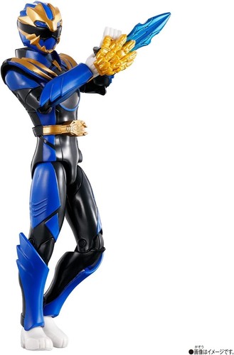 Bandai No. 1 Sentai Gozyuger Gozyu Leon Action Hero Blue Ranger Figure PSL - Picture 3 of 6