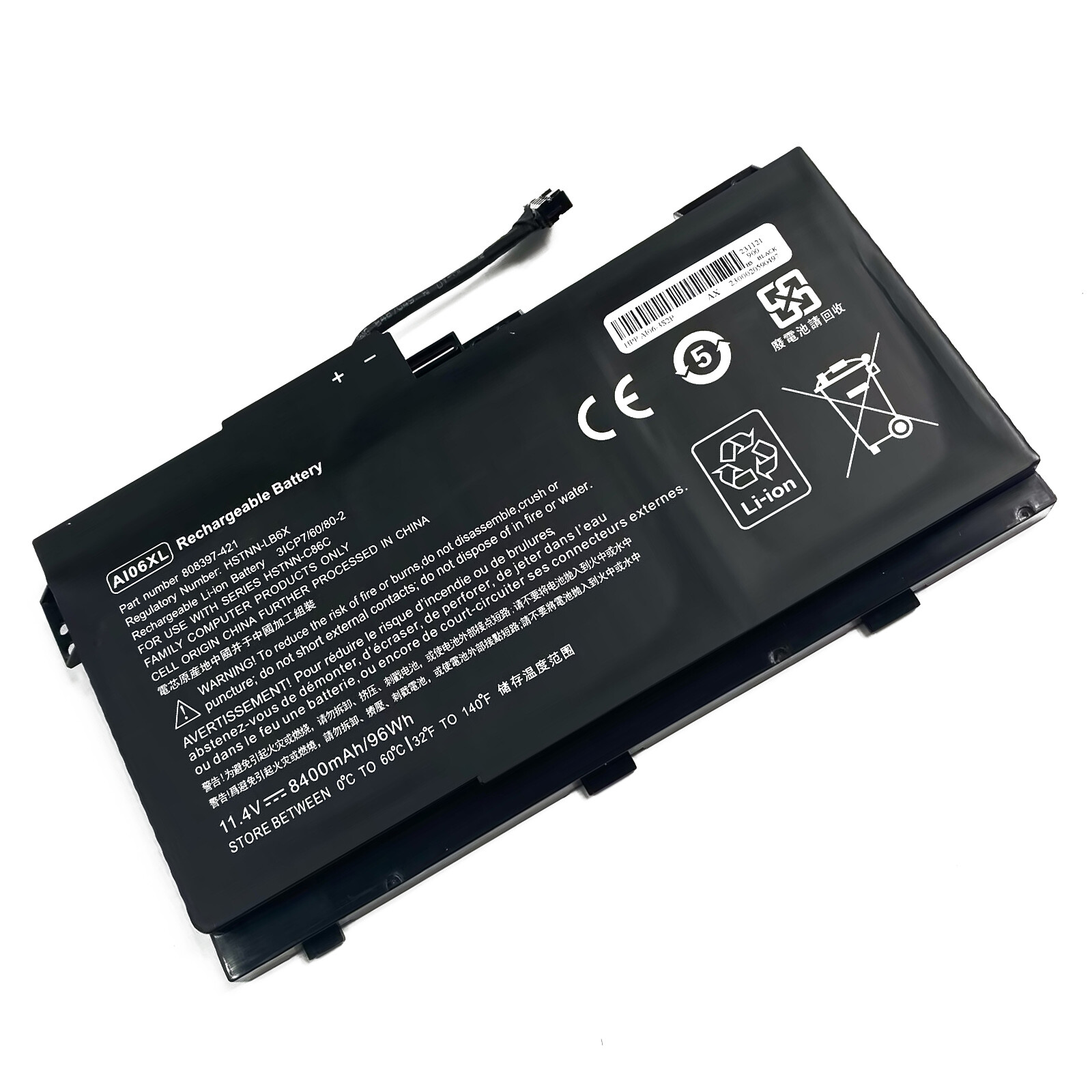 BLESYS RR03XL 851610-855 Laptop Akku für HP Probook 470 455 450 440 430