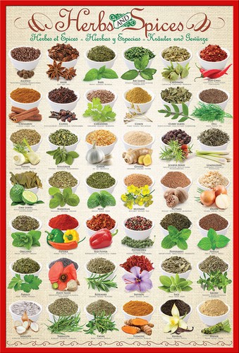 Küche - Kräuter & Gewürze - Poster Plakat Druck - Größe 61x91,5 cm - Bild 9 von 21