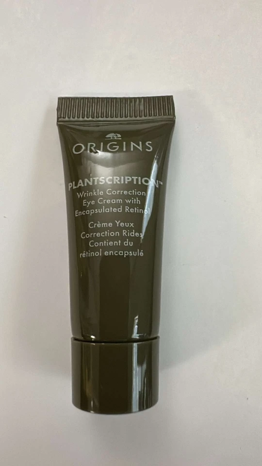 CREMA CORRECTORA DE ARRUGAS ORIGINS Plantscription con retinol 5 ml cada uno L12 Foto 2 de 3