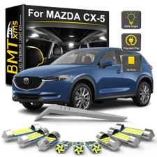 11x Interior LED Light Bulbs White License Plate For Mazda CX5 2013-2024