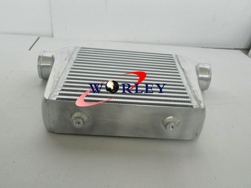 Front Mount Aluminum Intercooler 280x300x76 mm Bar & Plate inlet/outlet ...
