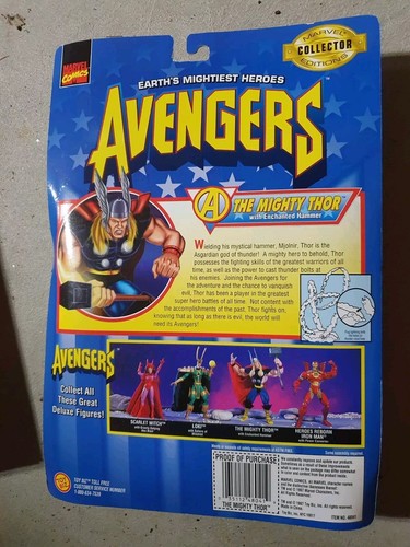 Avengers Thor Figure Sealed Oop Htf Rare - Picture 2 of 2