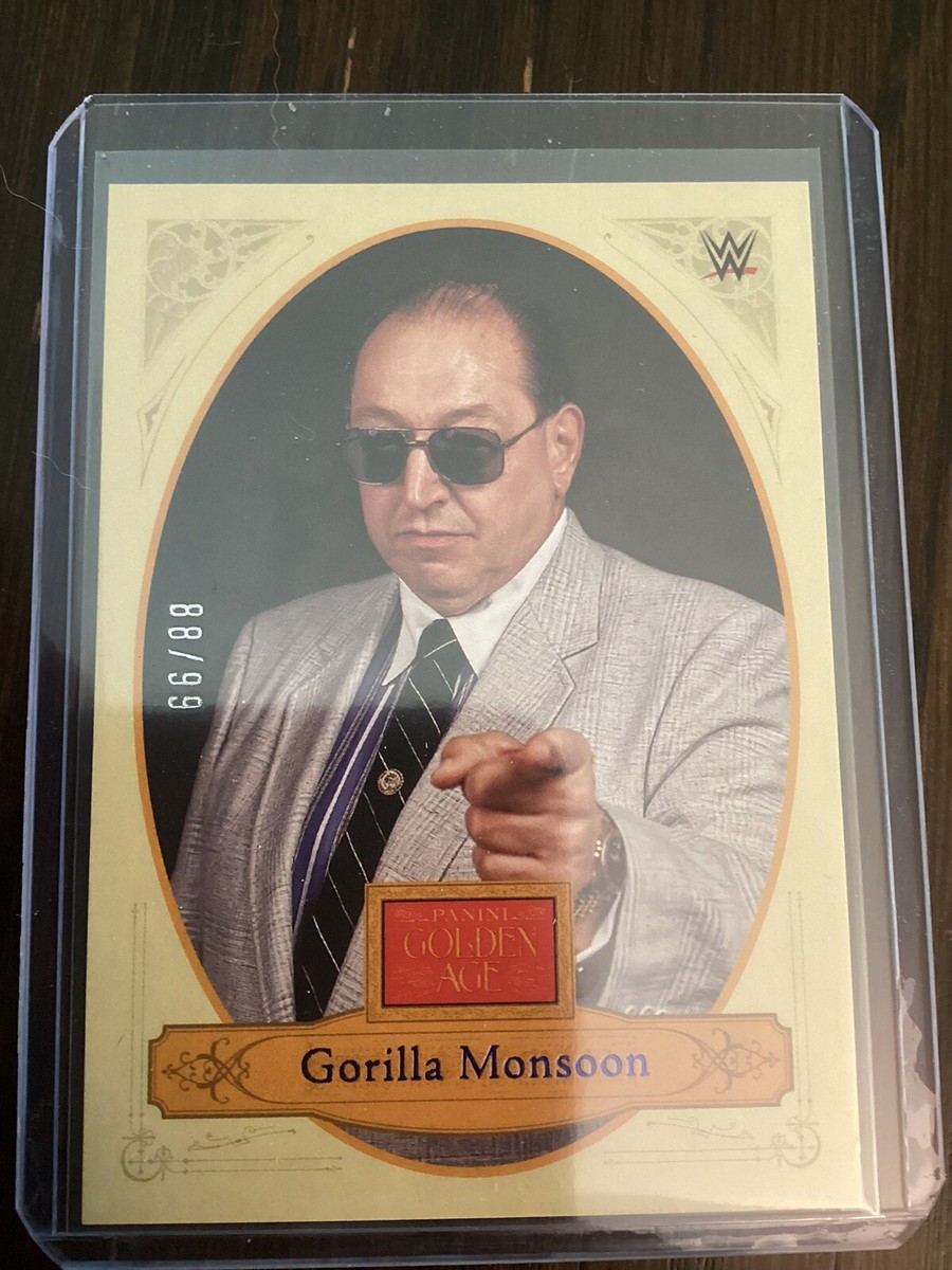 2023 Panini Chronicles WWE - Golden Age Blue #184 Gorilla Monsoon