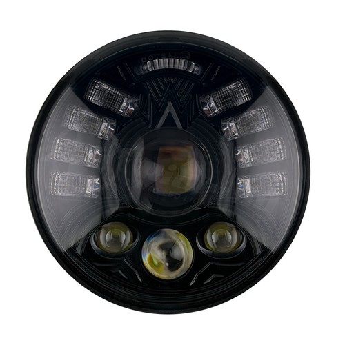 4pc 5.75 LED Headlights Hi/Lo Beam Turn Signal Refit For Chevy Corvette C3 68-82 - Picture 15 of 22
