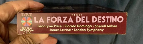 Verdi: La Forza del Destino / Placido Domingo (3CD, 1990, RCA) - Picture 2 of 8