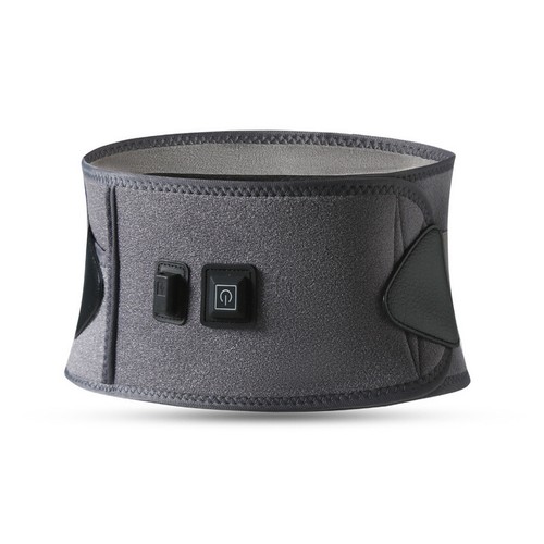 Adjustable Heating Back Belt Massage Braces Back Pain Relief for Waist Lumbar - Picture 2 of 13
