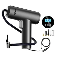 150PSI Wheel and Tires Inflator Portable Air Compressor 12V DC Digital Gauge