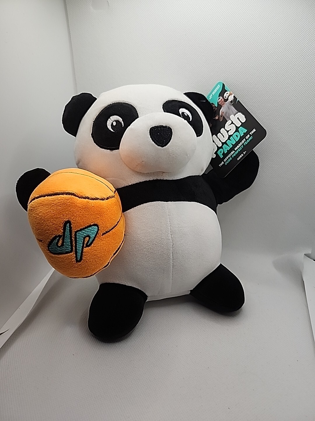 Dude Perfect Official Mascot PLUSH PANDA BEAR BASKETBALL 9