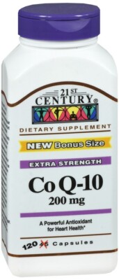 21st Century Co Q-10 200 mg Capsules 120 EA