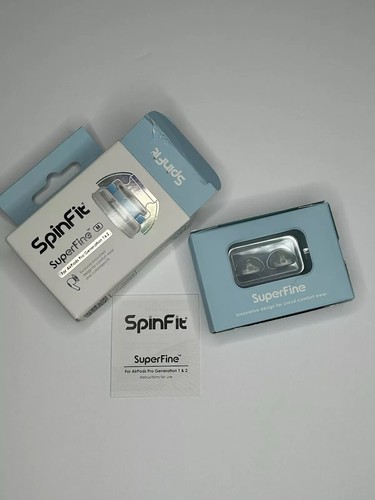 Spinfit SuperFine Silicone Eartips for Airpods Pro Gen 1 & 2 - New in Box