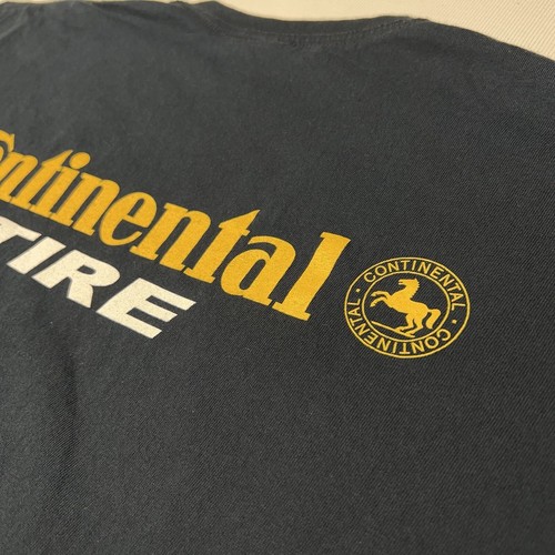 Continental Tire Tee Shirt Mens XL Black Short Sleeve Logo Automotive Car Ad Y2K - Picture 11 of 13