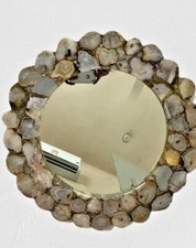 Handmade Wall Mirror, Agate Stone Mirror , Martini  Mirror, Bathroom Mirror Deco